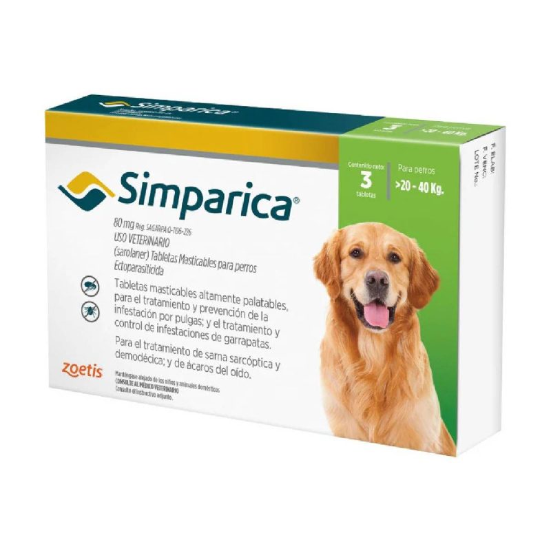 SIMPARICA 20-40kg x1 COMPRIMIDO