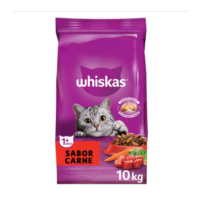 WHISKAS CARNE 10kg